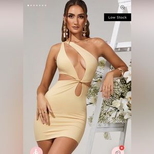 Oh Polly Asymmetric Twist Dress